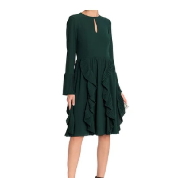 Mikael Aghal Dark Green Dress - Picture 2 of 7